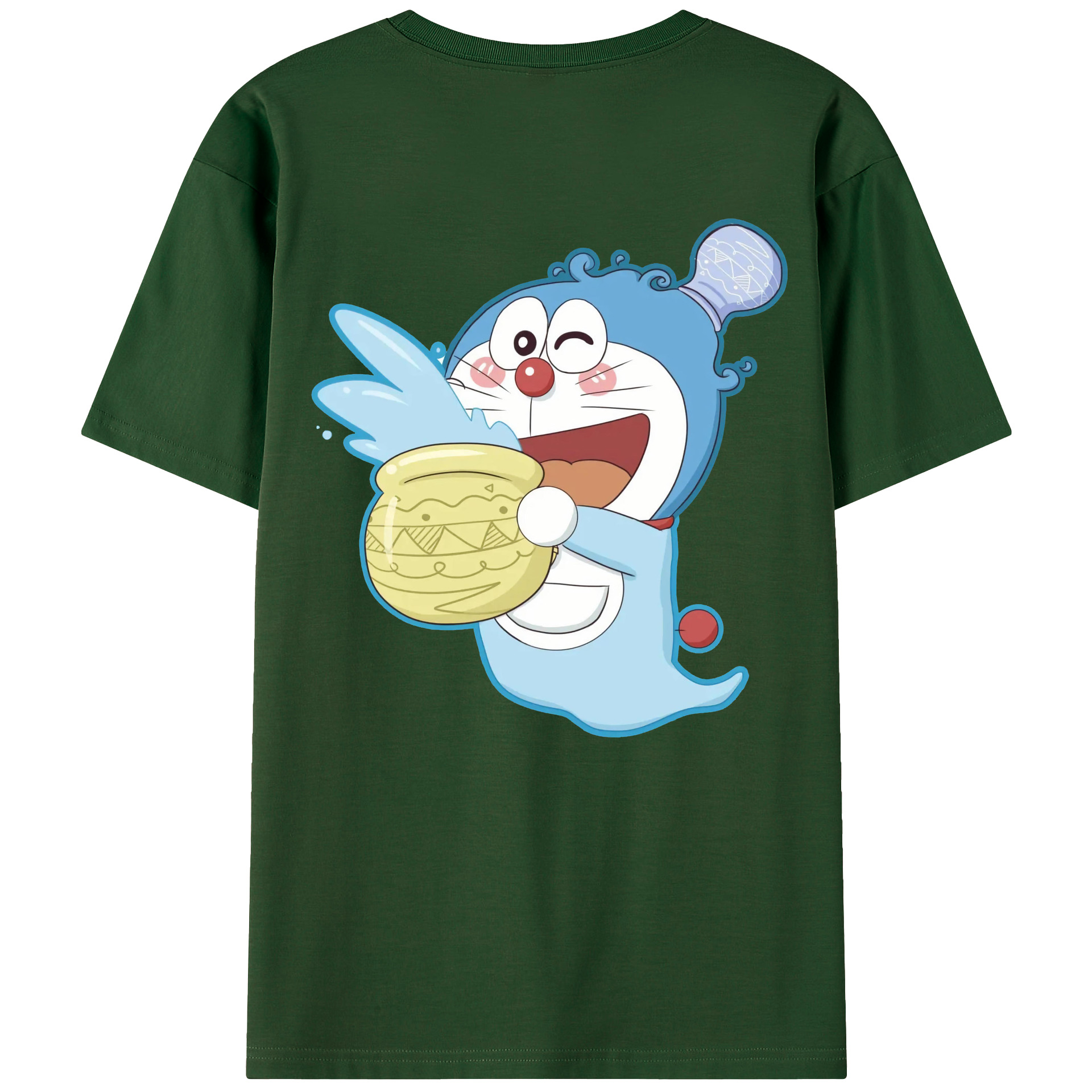 （画像用） ドラえもん Doraemon 綿100％半袖Tシャツ（背面プリント）